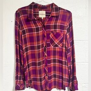Casa cabana women’s flannel size large